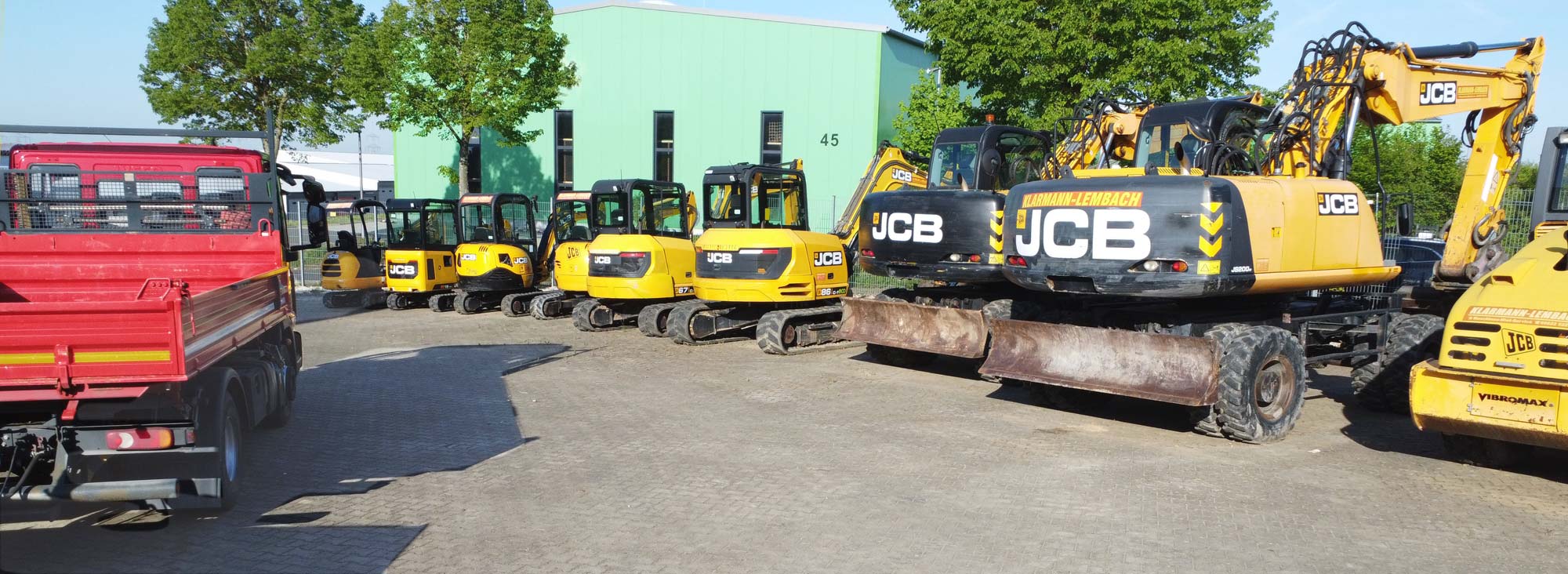 Baumaschinen Würzburg Dettelbach der Klarmann-Lembach-Group