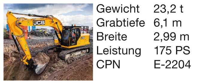 JCB-Raupenbagger 220X