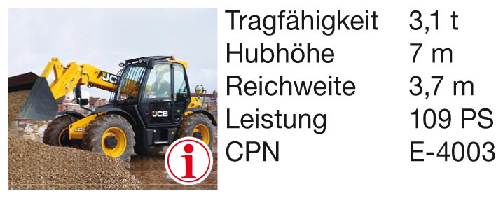 JCB 531-70 Teleskop