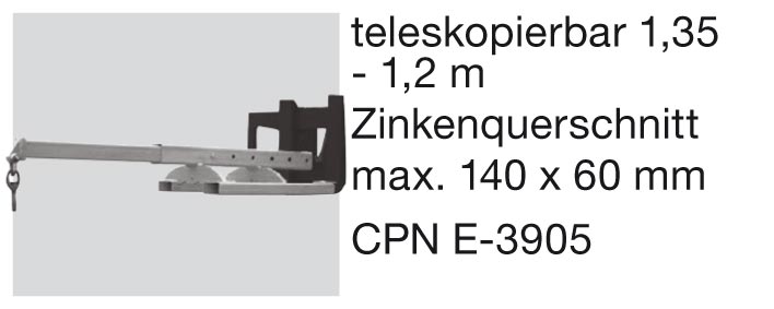 JCB-Teletruk Zubehör: Kranarm