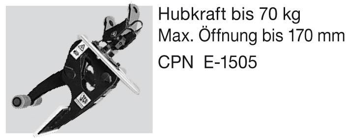 Minibagger-Zubehör: Bordsteingreifer