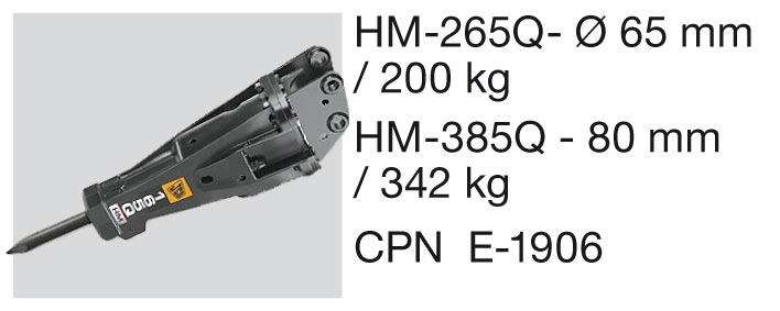 JCB Midibagger-Zubehör: Hydraulikhammer