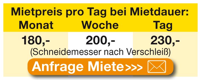 Zubehör-Mietpreise für JCB-Raupenbagger: Schrottschere 1501 S