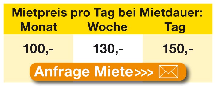 Die Mietpreise für den JCB Radlader 411
