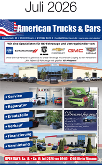 Aktion Juli 2026 - Amerikan Trucks and Cars in Eltmann
