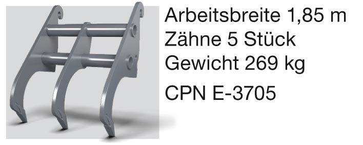 JCB-Kompaktradlader-Frontaufreißer