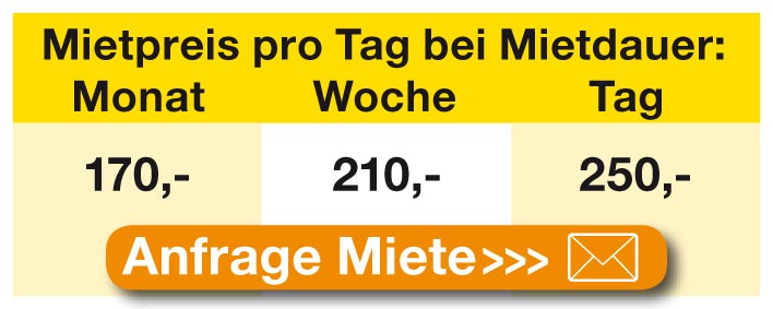 Die Mietpreise für den JCB Radlader 437