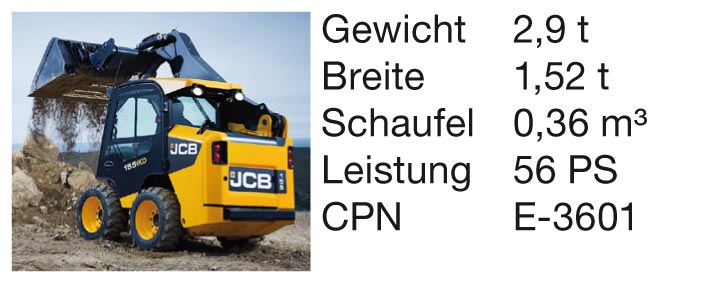 JCB-Kompaktradlader 155