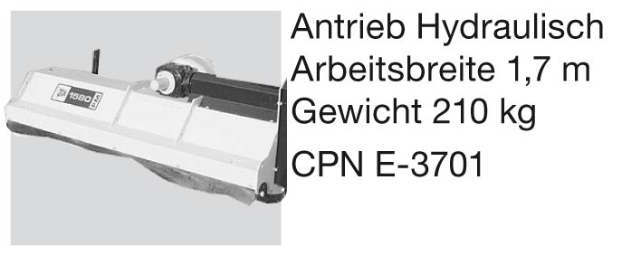 Zubehör für JCB-Kompaktradlader: Schlegelmäher