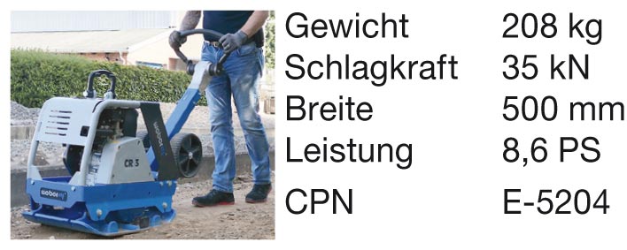 Weber Rüttelplatte CF 3