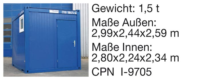 Container von Containex, SA 10