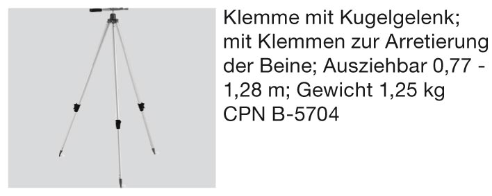 Mietpreise für geo-FENNEL Fluchtstabstativ RPT 1