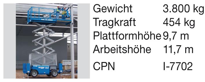 Scherenarbeitsbühne Genie GS-3268 RT