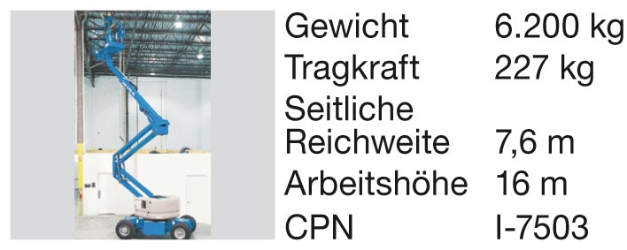 Gelenkteleskopbühne Genie Z-30/20N