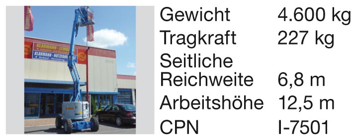 Gelenkteleskopbühne Genie Z-34/22 IC
