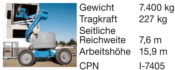 Gelenkteleskopbühne Genie Z-45/25J DC