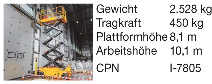 Scherenarbeitsbühne JCB S2646E