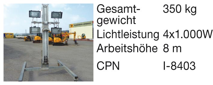 Lichtmast-Stativ